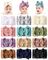 Doboi 12Pcs Big Baby Bows Baby Girl Headbands Ribbon Bow Hair Accessories Nylon Headband Bows For Baby Girls Infant Newborn Todd