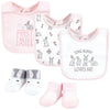 Hudson Baby Unisex Baby Cotton Bib And Sock Set, Some Bunny, One Size