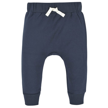 Gerber Baby Boys' Toddler 3-Pack Jogger Pants, Navy/Gray, 5T