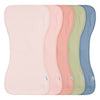 Gerber Baby Unisex Burp Cloths 5-Pack, Pink Blue, Size 10.5' X 21'