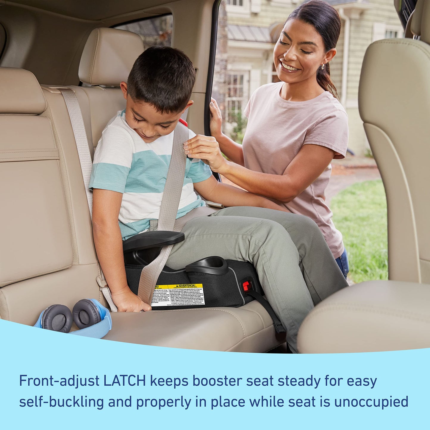 Graco? Turbobooster? Lx Backless Booster With Affix Latch | Backless Booster Seat For Big Kids Transitioning To Vehicle Seat Bel
