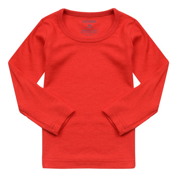 Avauma Baby Boys Girls Pajama Set Kids Toddler Snug Fit Ribbed Sleepwear Pjs For Daily Life Style (10 Years/Red(L))