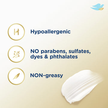 Baby Dove Sensitive Baby Cream Baby Skin Care Melanin-Rich Skin Nourishment Hypoallergenic And Non-Greasy 8 Oz