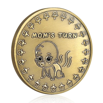 New Parent Decision Coin Funny Pregnancy Gifts For First Time Moms Dads Cute New Parents Gift For Couples Mommy Daddy Women Men