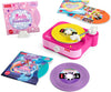 Fisher-Price Musical Toy Barbie Record Player with 5 Records & Display Rack for Preschool Pretend Play Kids Ages 3+ Years