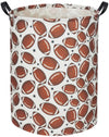 Tibaolover Football Kids Laundry Basket Baby Hamper Football Toy Storage Bin For Boys Room Decor Baby Nursery Hamper Gift Basket