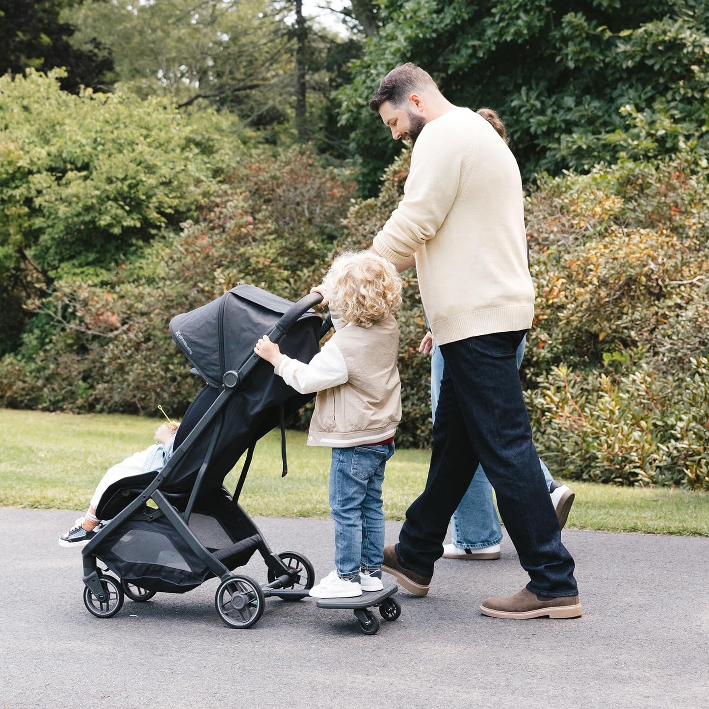 Uppababy Piggyback Ride-Along Board For Minu V3 / Quick Attachment For Toddlers Up To 45 Lbs To Stand + Stroll