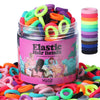 Ygdz Cotton Mini Hair Ties And Ponytail Holders Set For Toddlers And Kids: 300Pcs Seamless Elastic Multicolor Bands, Hair Access