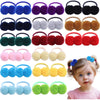 30Pcs Pom Pom Hair Ties For Baby Girls, Soft Elastics Ponytail Holders Hair Accessories For Infants Toddlers Baby Girls (Light C