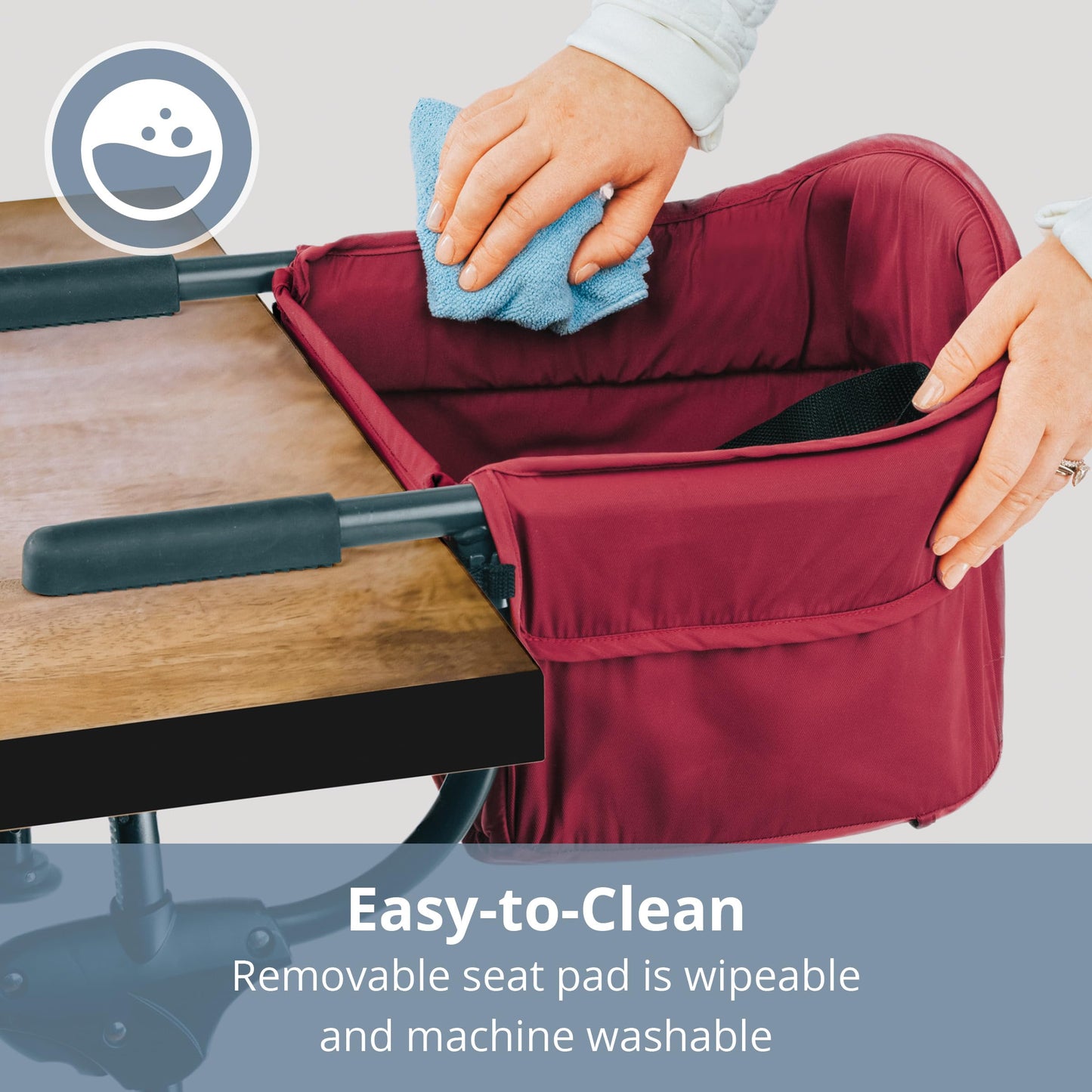 Chicco Caddy Hook-On Chair, Portable High Chair For Babies And Toddlers, For Children Up To 37 Lbs., Lightweight, Compact Fold |