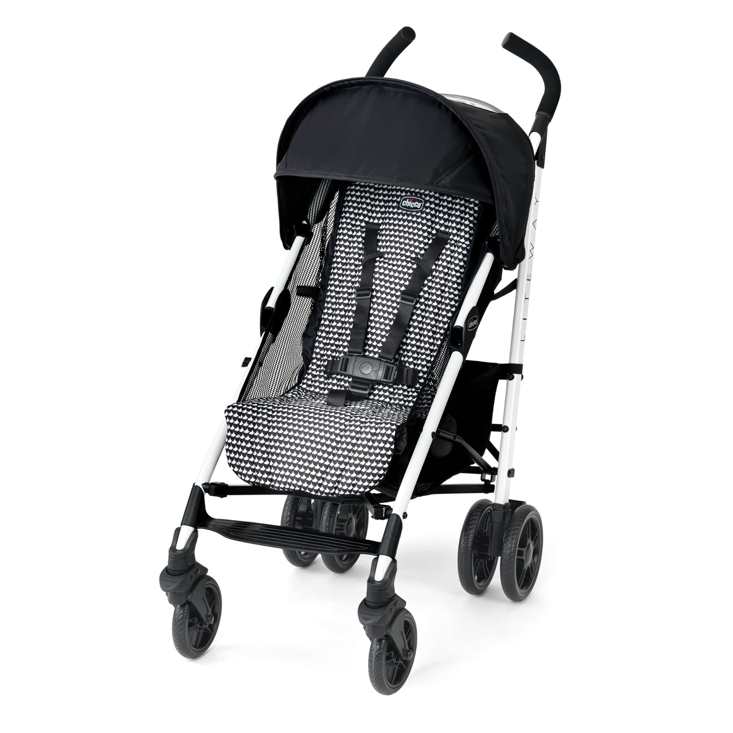 Chicco Liteway Stroller, Compact Fold Baby Stroller with Canopy, Lightweight Aluminum Frame Umbrella Stroller, for Use with Babi