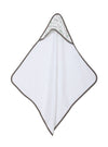 Bacati - Sports Muslin Set Of 3 Wash Cloths Or Hooded Towel (Hooded Towel, Soccerball Green/Grey)