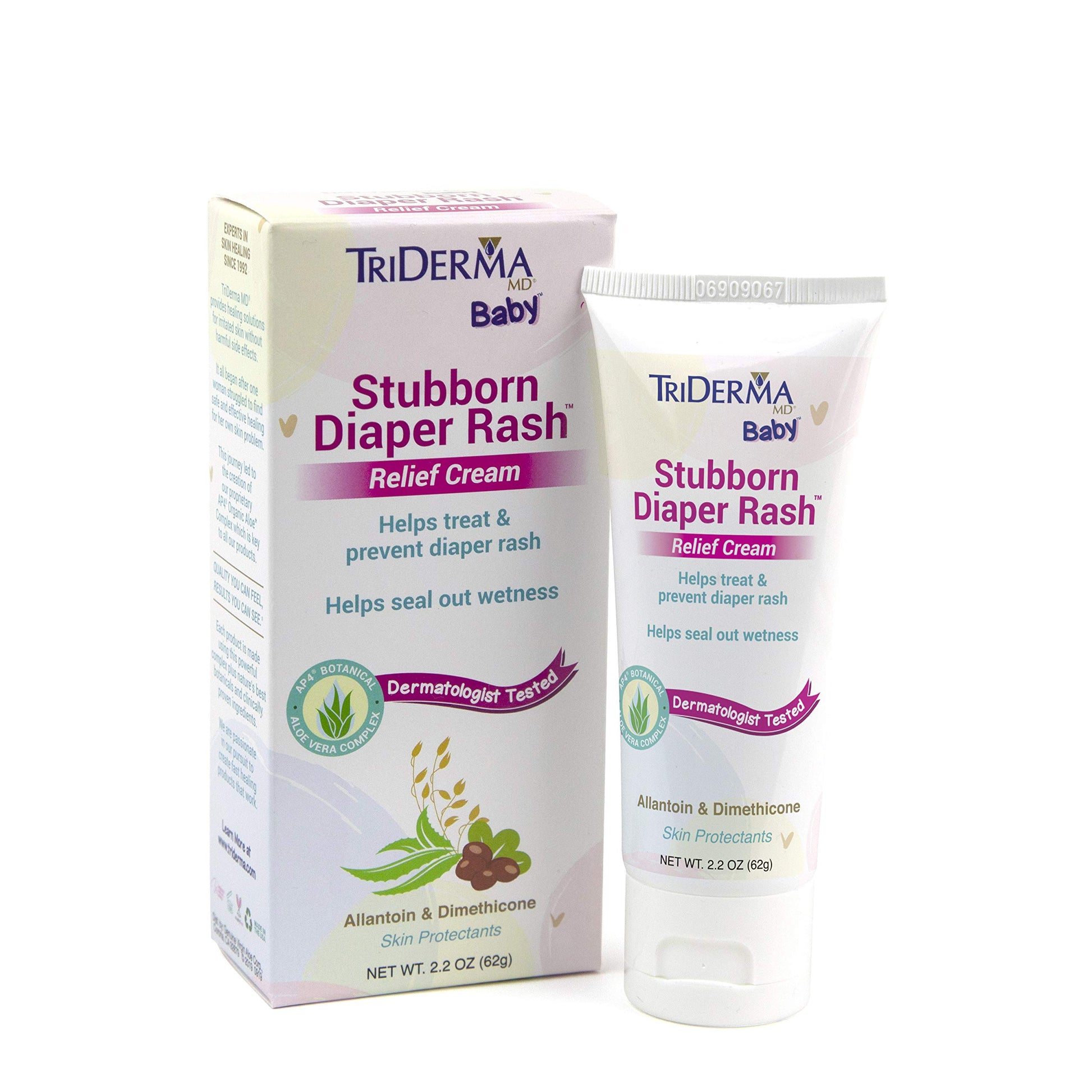 Triderma Stubborn Diaper Rash Relief Cream - Fsa Eligible 2.2 Oz