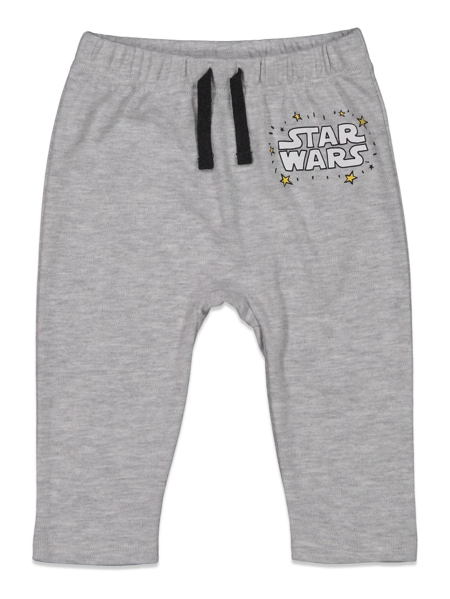 Star Wars The Mandalorian The Child Baby Boys 4 Piece Layette Set: Bodysuit T-Shirt Pants Mix N' Match 6-9 Months