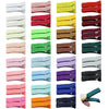 Cinaci 60 Pack Solid 1.4' Grosgrain Ribbon Covered Fully Lined Small Alligator Hair Clips For Fine Hair Soft Mini Duckbill Hair