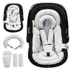 BOMOLOUR Infant Car Seat Insert with Removable Cushion for Baby Preemie Newborn Infant, Reversible carseat Insert Head Body Supp
