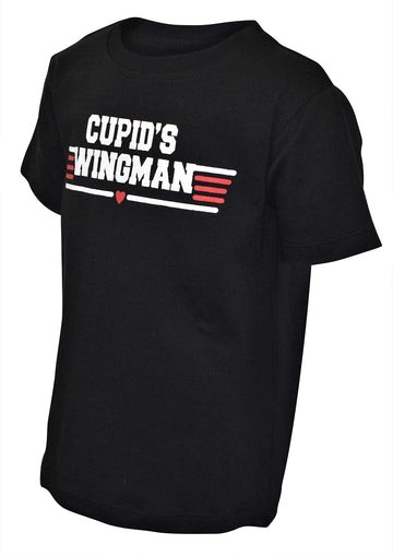 Unique Baby Boys Valentines Day Cupids Wingman Shirt (10, Cupid)