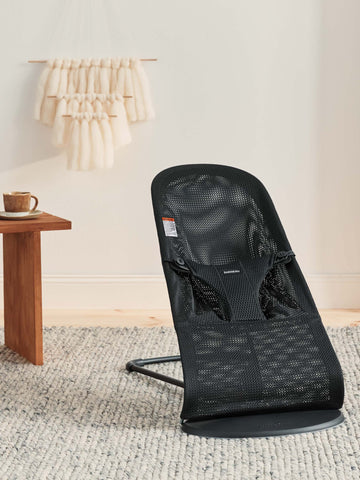Babybjrn Bouncer Bliss, Black Frame, Mesh, Black (006225Us)