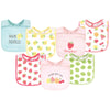 Hudson Baby Unisex Baby Cotton Bibs, Cute Fruit, One Size
