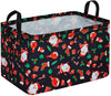 DUYIY Christmas Gift Storage Basket Shelf Storage Basket Organizer Box Clothes Laundry Hamper Toys Nursery Basket Baby Laundry B