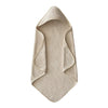 Mushie Baby Hooded Towel | Organic Cotton (Fog)