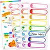 Baby Bottle Labels For Daycare, Self-Laminating, Waterproof Write-On Name Labels, Assorted Sizes & Colors, Pack Of 64