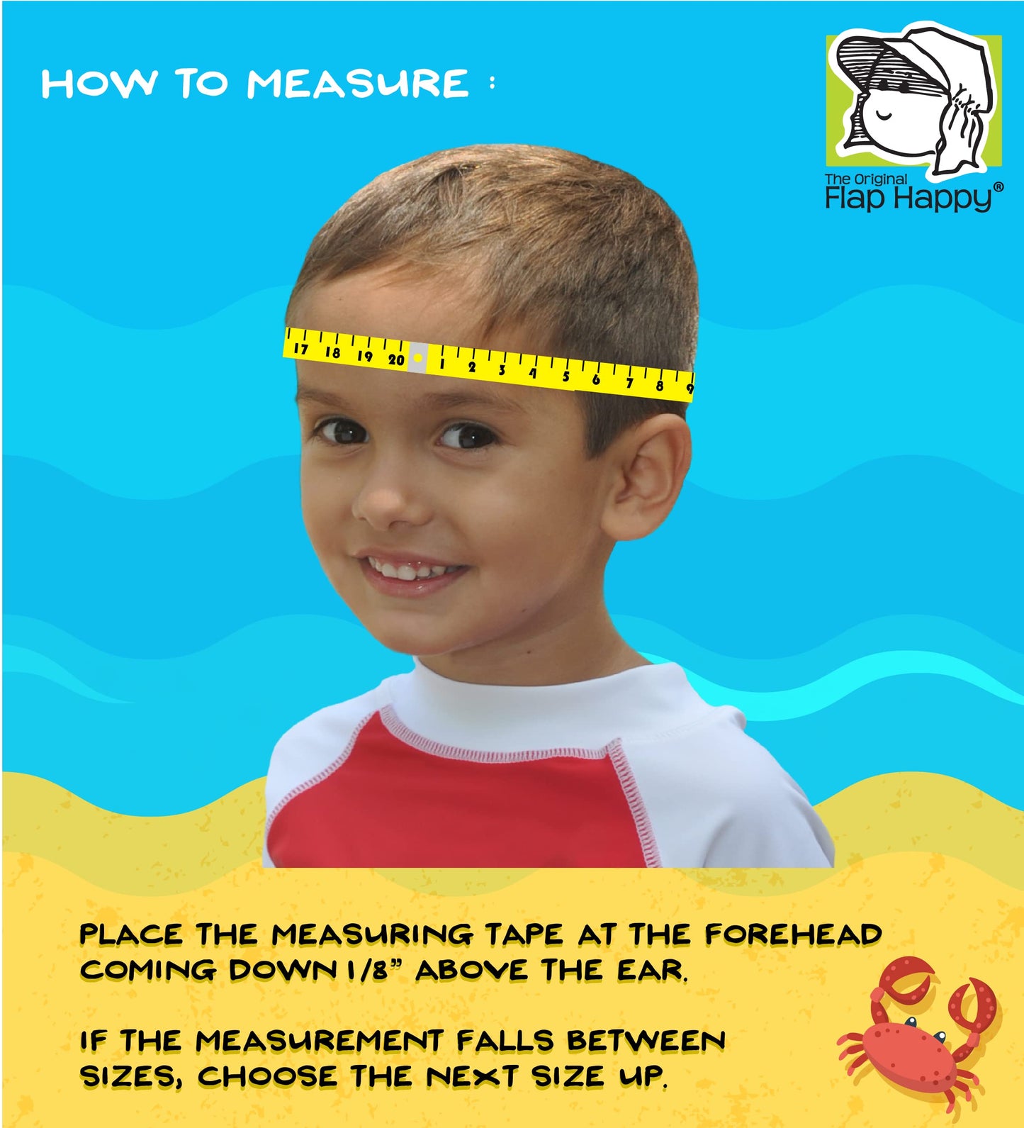 Flap Happy Little Girls' Upf 50 Plus Organic Floppy Hat, Natural, Medium