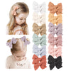 Niceye 24 Pack Baby Girl Hair Clips Set, Hair Bows Barrettes Handmade Accessories Alligator Clip For Babies Infant Toddlers Kids