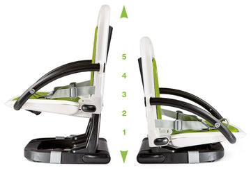 Peg Perego Rialto - Booster Seat - Suitable For Children 6 Months And Up - Made In Italy - Ice (Grey)