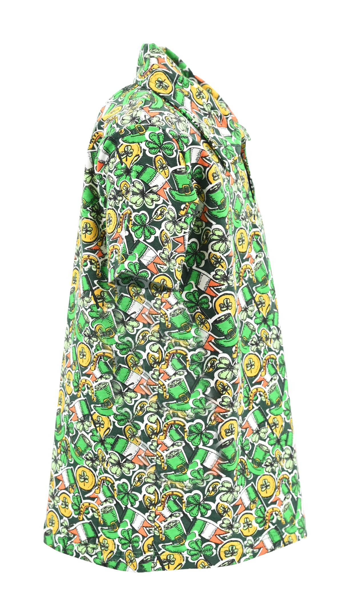 Unique Baby Boys St Patricks Day Irish Coin Polo Shirt (10Y, Green)