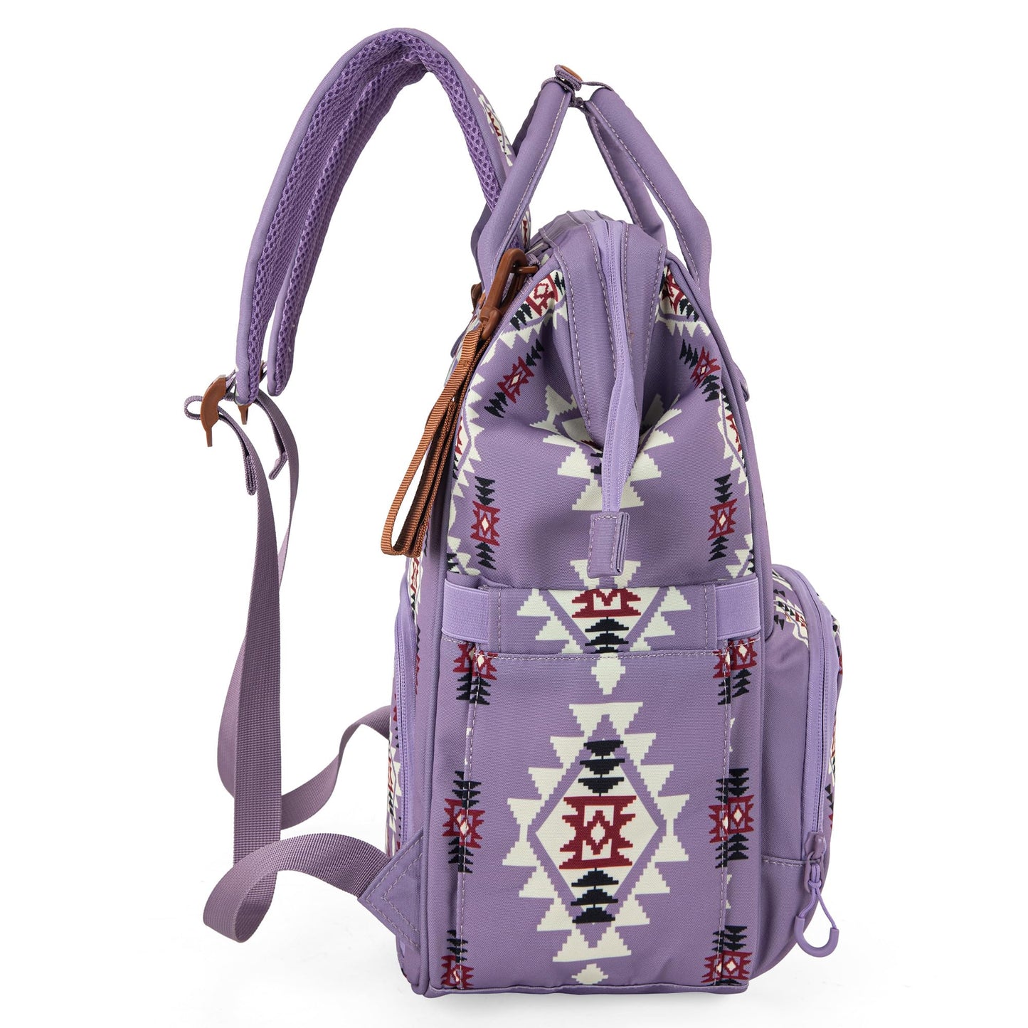 Wrangler Aztec Backpack Organized Daypack Travel Baby Bag With Stroller Strap And Side Bottle Pockets Wg2204-9110Lv