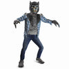 Spooktacular Creations Boy Howling Werewolf Costume with Mask, Halloween Costume for Kids, Wolf Outfit Kids-Blue