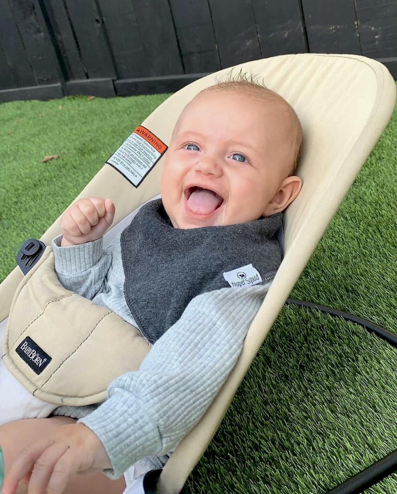 Diapersquad'S 5-Pack Baby Bibs For Drooling And Teething, Bibs For Boys, Baby Girl - Solid Cotton Baby Drool Bibs (Speckled Grey