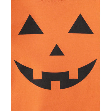 The Children'S Place Baby Toddler, Halloween Pajamas, Cotton, Pumpkin One Piece, 9-12 Months