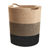 Indressme Large Jute Rope Basket - Tall Laundry Basket Hamper For Dirty Clothes Woven Jute Basket For Blanket In Living Room Toy