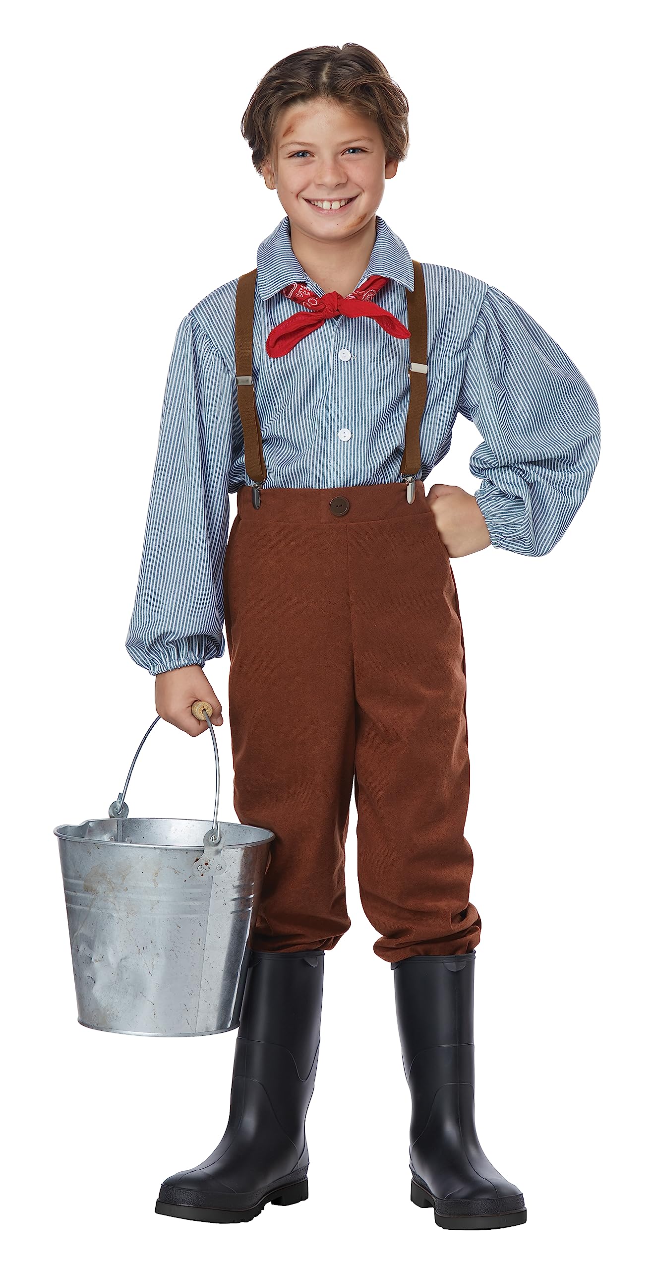 Pioneer Boy Child Costume Large