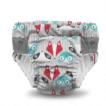 Kanga Care Lil Learnerz Reusable Swim And Toilet Training Pants (Small - Clyde & Platinum)