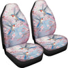 Quelytytrip Hummingbird Cherry Blossoms Print Car Seat Covers for Women,Universal Fit for Most Cars,SUVs,Trucks,Sedan