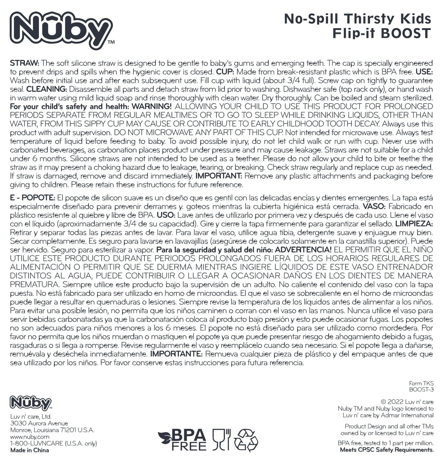 Nuby 3 Pack No Spill Flip It Soft Straw Toddler Sippy Cups - Toddler Cups Spill Proof With Easy And Firm Grip - Green, Blue, Aqu