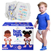 The Happy Hues Big-Ups Potty Training Pants 2T-3T (16-34lbs) - Unisex Training Pants with Shea Butter Softness, Leak Protection