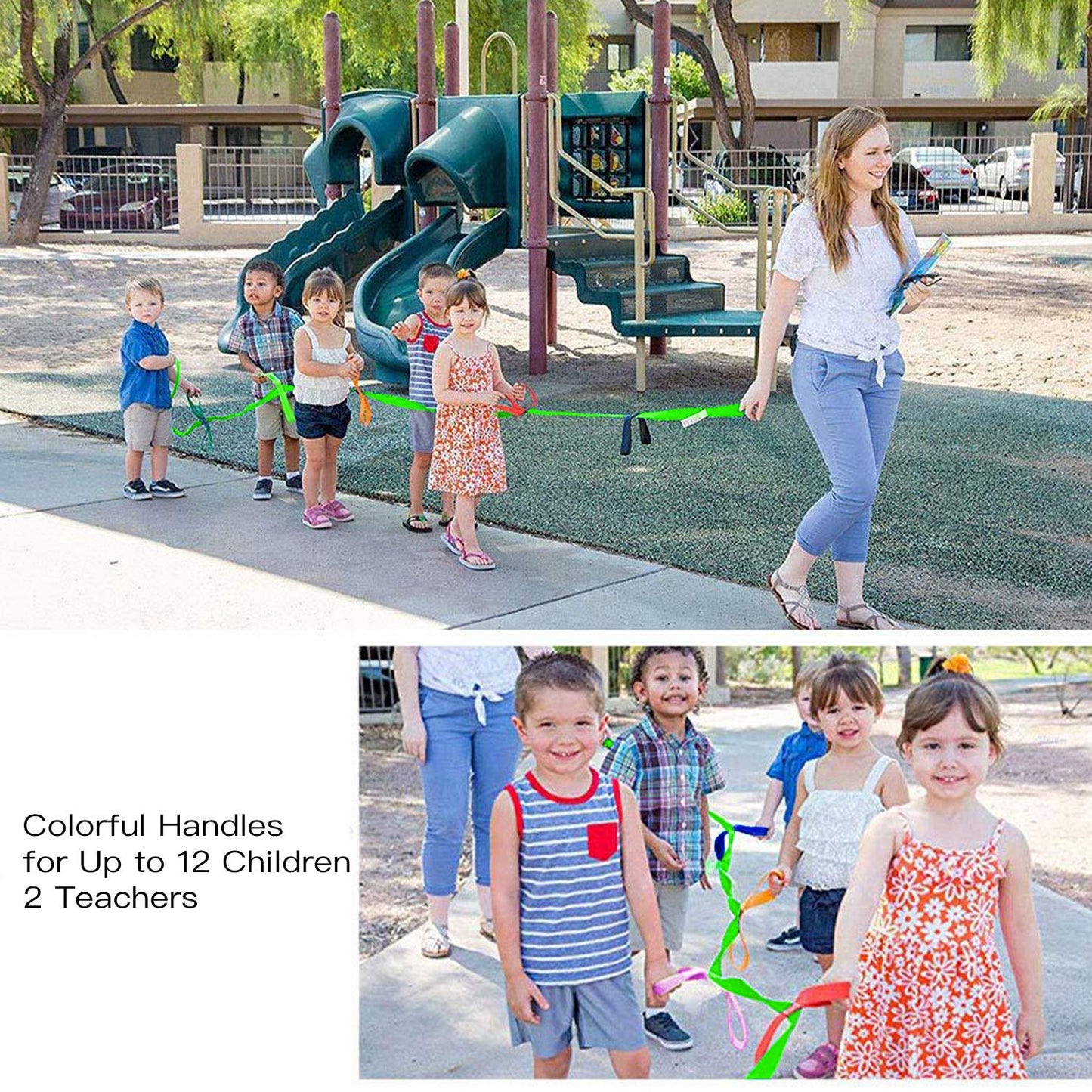 Walking Rope Toddler Walking Rope,Colorful Walking Rope For Preschool Daycare School Kids Outdoor Colorful Handles To Keep Child