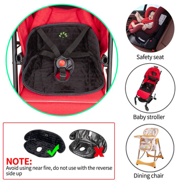 Piddle Pad Car Seat Protector, Waterproof Potty Training Seat Saver Pads For Infants Baby And Toddlers, Machine Wash And Dry (Bl