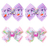 4 Pieces Easter Bows Hair Clips Easter Bows Clips Grosgrain Hair Barrettes Rabbit And Egg Headwear Hairpin Easter Hair Accessori