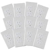 Safety Innovations Self-Closing Babyproof Outlet Covers - (For Center Screw Outlets Only) An Alternative To Wall Socket Plugs Fo