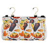 Burbuja Halloween Themed Elements Bedside Caddy Hanging Storage Organizer with 2 Straps and Hooks for Home College Dorm Bunk Bed
