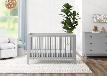 Gap Babygap Charlie 6-In-1 Convertible Crib - Greenguard Gold Certified, Grey