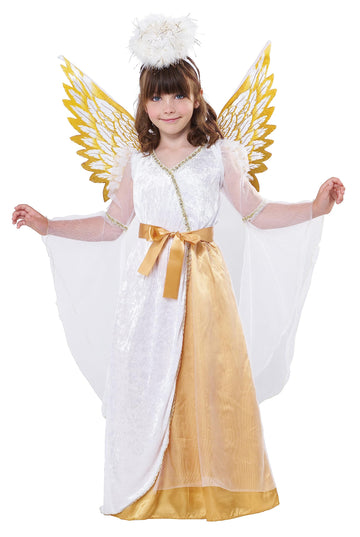 Girls Guardian Angel Costume Small (6-8)