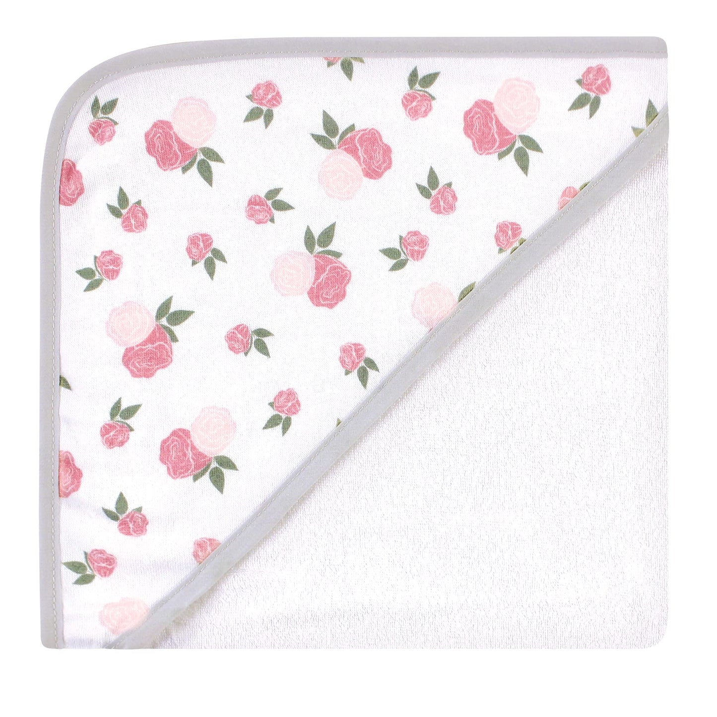 Hudson Baby Unisex Baby Cotton Rich Hooded Towels, Fawn, One Size