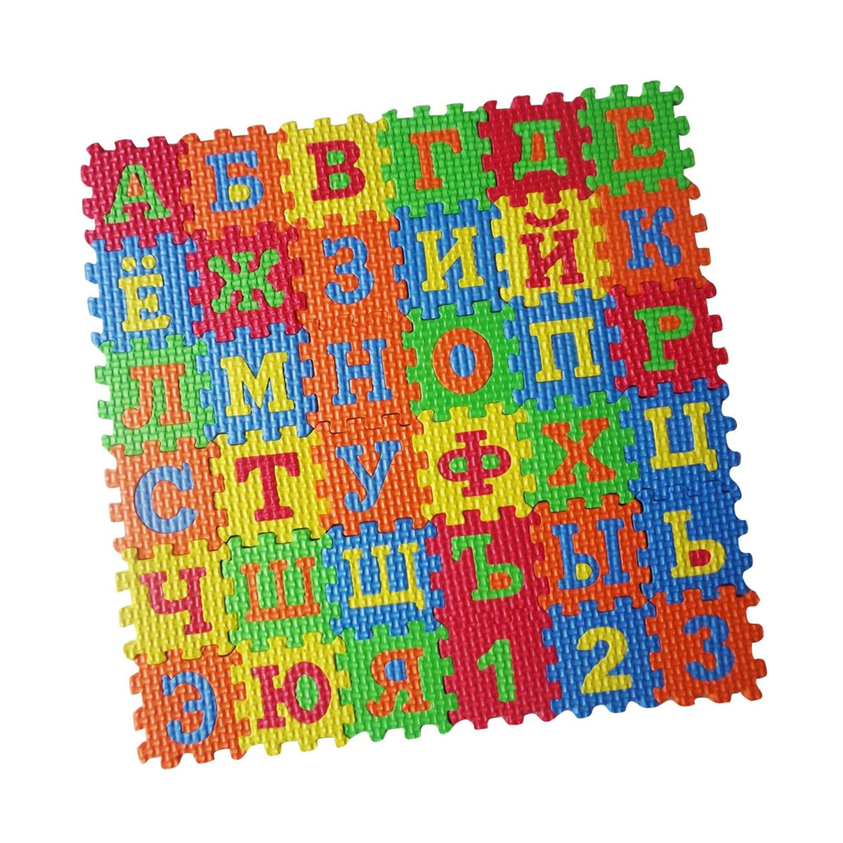 CLUB BOLLYWOOD EVA Foam Floor Play Mat Russian Alphabet Mini Thicken Carpet for Bay Window|Baby | Toys for Baby |Developmental B