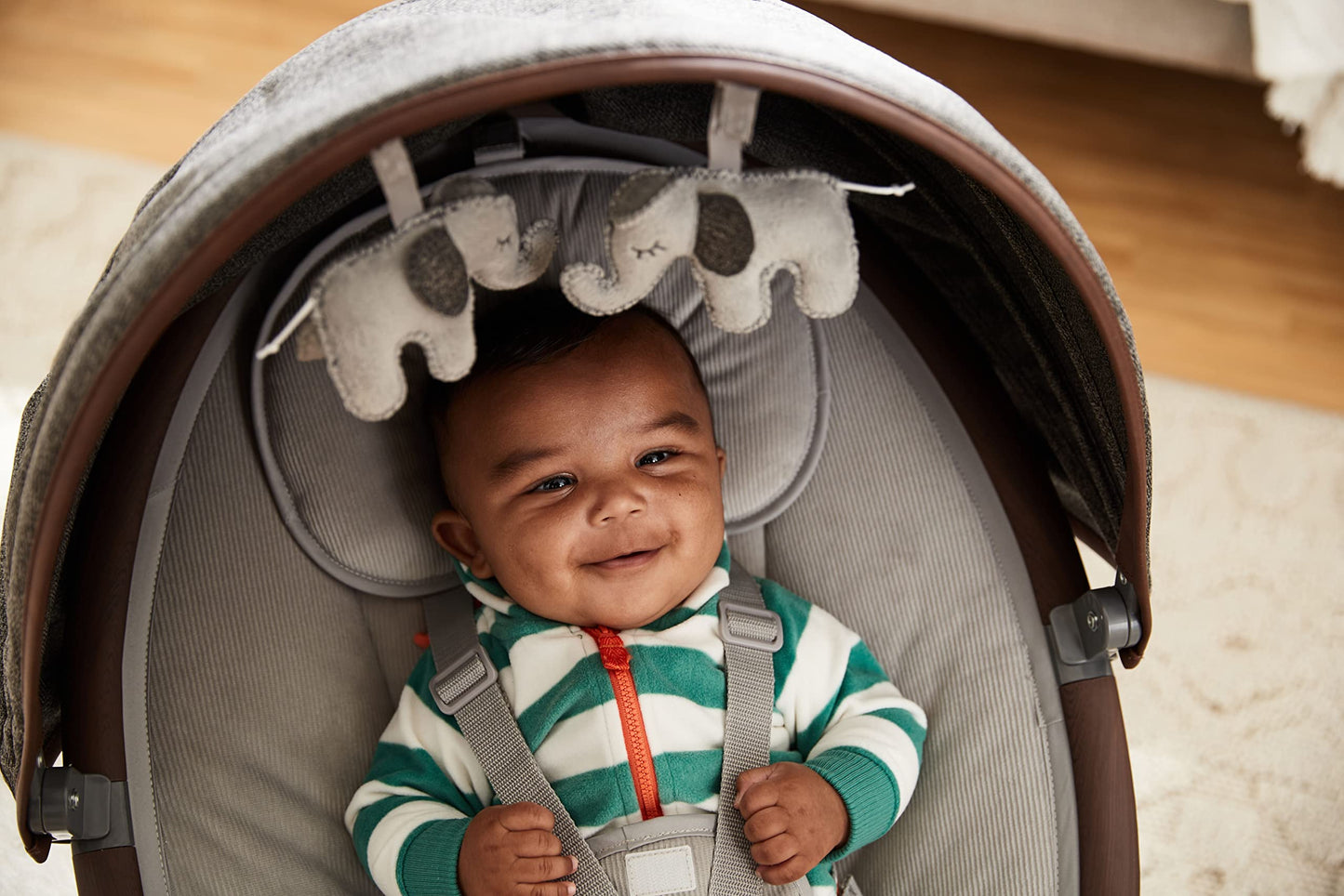 Safety 1St 5 Modes Bluetooth Swing, Bluetooth Enabled With Digital Touch Screen And Remote Control, Dunes Edge